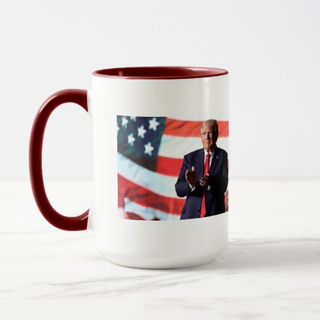 Spara Amerika Trump 2024 Mugg (Vänster)