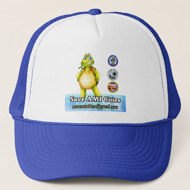 Spara AMI Cities Turtle Logotyp Hat Keps (Framsida)