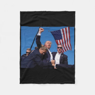 Spåra angrepp på trumpbekämpning för Amerika-trump Fleecefilt