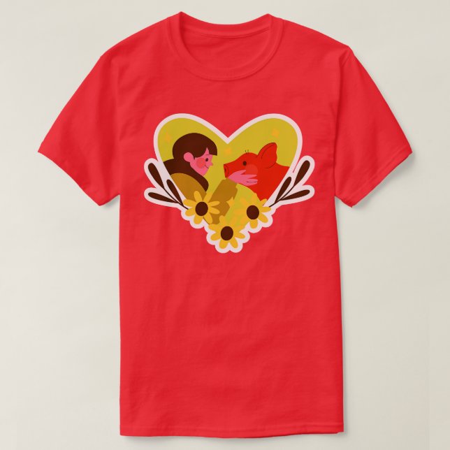 Spara Animal Go Vegan T Shirt (Design framsida)