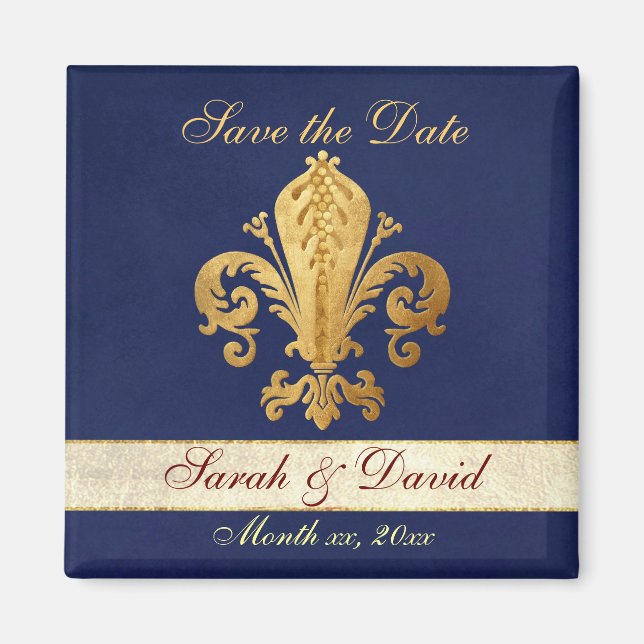 Spara Anpassadet Datum Magnet (Framsidan)