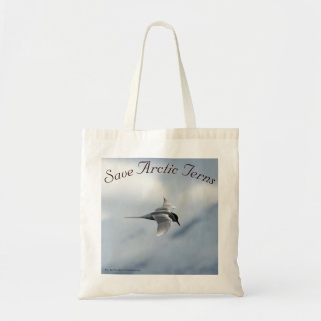 Spara Arktiska Terns Bag by RoseWrites Tygkasse (Framsidan)