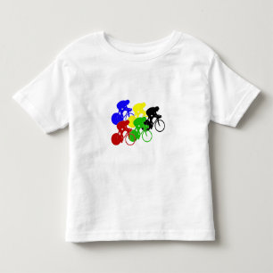 Spåra att cykla ryttare för cykeltävlingcykel tee shirt