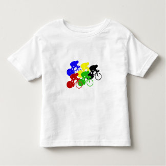 Spåra att cykla ryttare för cykeltävlingcykel tee shirt