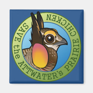 Spara Attwater'sens präriehönan Magnet