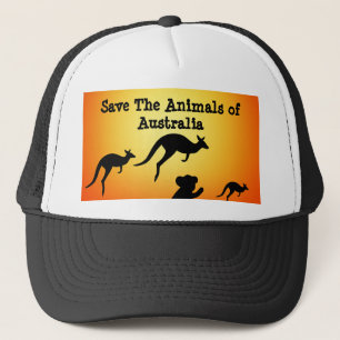 Spara Australiens djur Keps