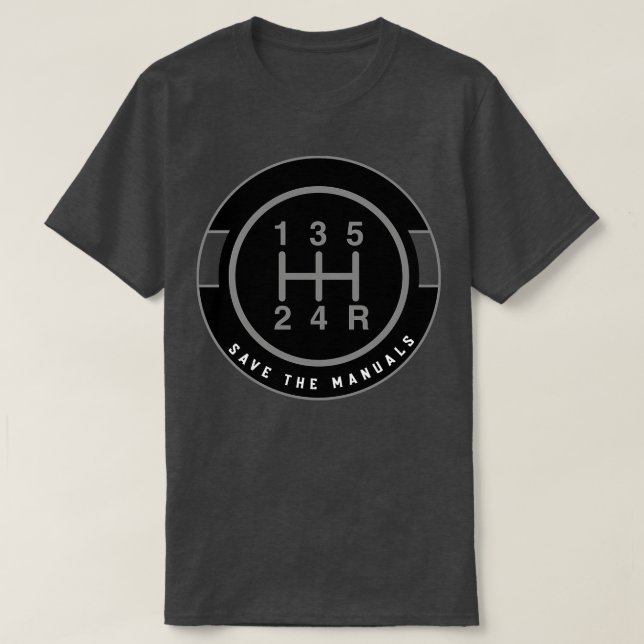 Spara Automatisk överföring av manualer med funkti T Shirt (Design framsida)
