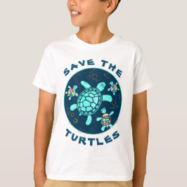 Spara av Barnen Turtles T-Shirt