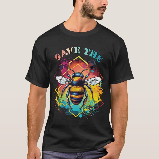 Spara av Bee Shirt - Bee Älskare Tee (Framsida)