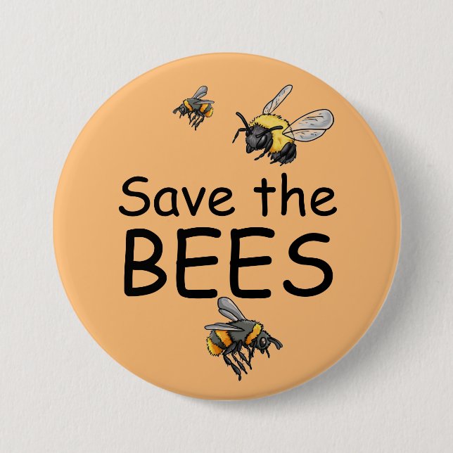Spara av Bees-knappen Knapp (Framsida)