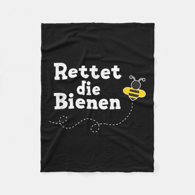 Spara av bimiljön för biodling fleecefilt (Framsidan)