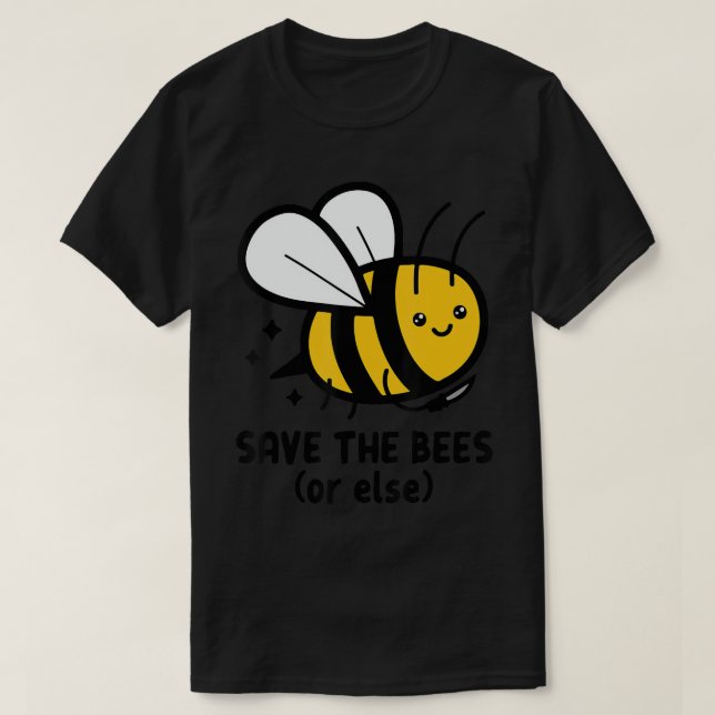 Spara av bin eller andra Knivar-naturdjur T-Shirt (Design framsida)