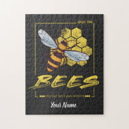 Spara av bin för biodling och apotekare pussel