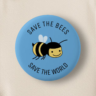 Spara av bin, Lycklig Little Bee på Blue Knapp