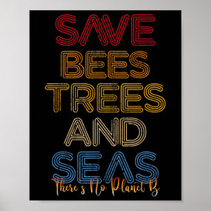 Spara av bin, Träd och hav Det finns ingen planet Poster