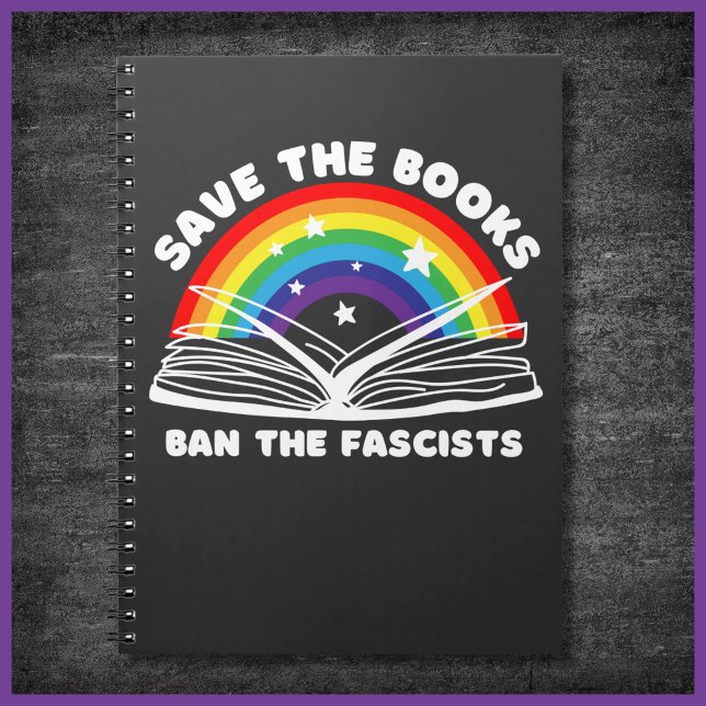 Spara av Bokar Förbud mot fascisternas anticensur Anteckningsbok (Skapare uppladdad)