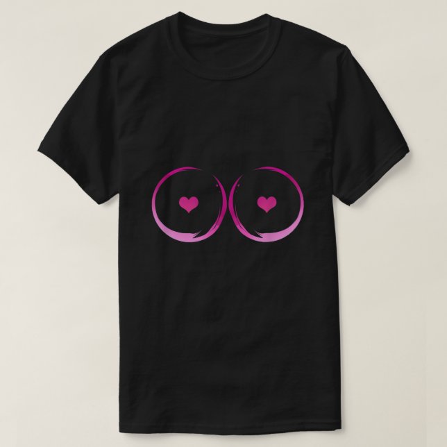 Spara av bröstcancermedvetenhet Tatas T Shirt (Design framsida)