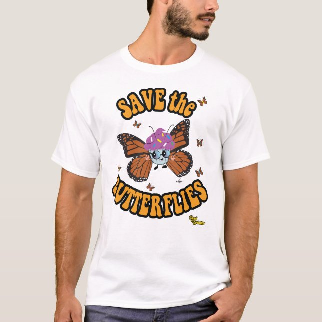 Spara av Butterflies T-Shirt (Framsida)