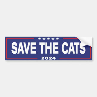 Spara av Cats Bumper Sticker Bildekal