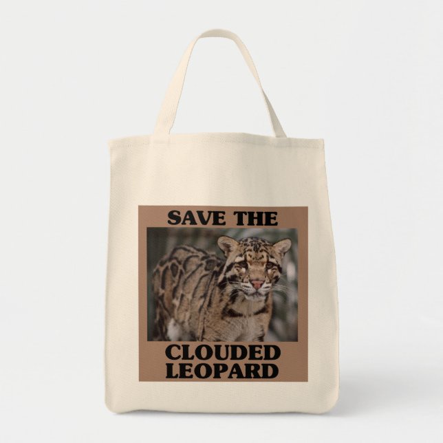 Spara av den Clouded Leopard Tygkasse (Framsidan)