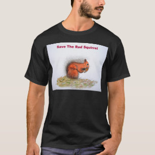 Spara av den röda ekorren tee shirt
