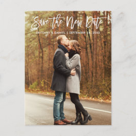 Spara av det moderna datumpenselskriptet vykort