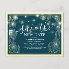 Spara av det nya datumet Bröllop-uppskjutningen Gu Meddelande Vykort
