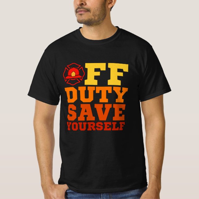 Spara av egen brandman, återkallad t shirt (Framsida)