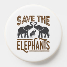 Spara av Elephants Elephant Älskare Protect Wildli