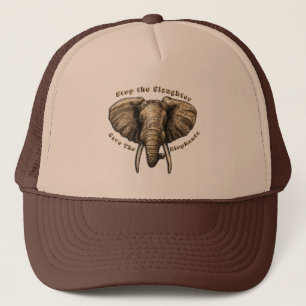 Spara av Elephants Graphic Truckerkeps