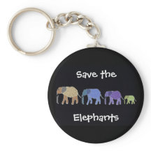 Spara av Elephants Keychain