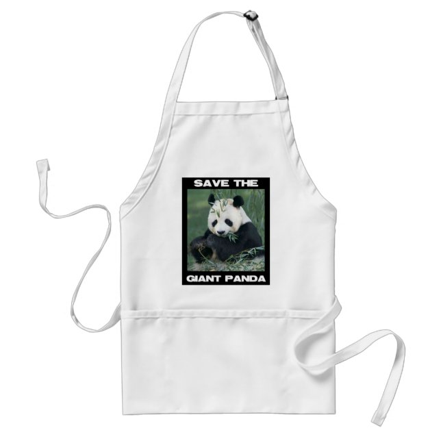 Spara av Giant Panda Förkläde (Framsidan)