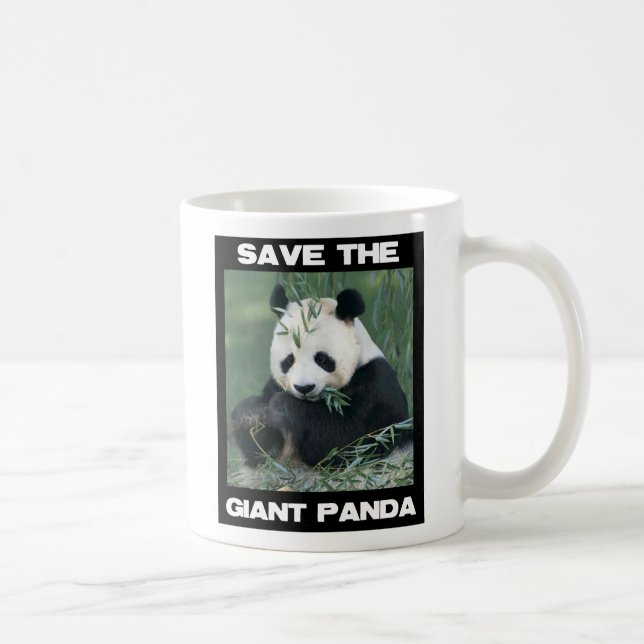 Spara av Giant Panda Kaffemugg (Höger)