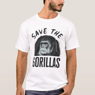 Spara av Gorillas Gorilla-utrotningen T Shirt
