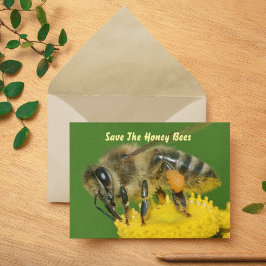 Spara av Grönten Bees Kort