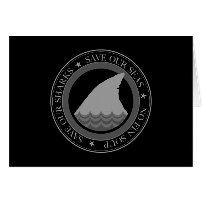 spara av hajarna OBS kort (Framsidan Horizontal)