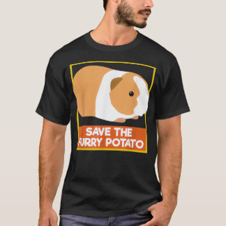Spara av Håriget Potat i Gris T Shirt