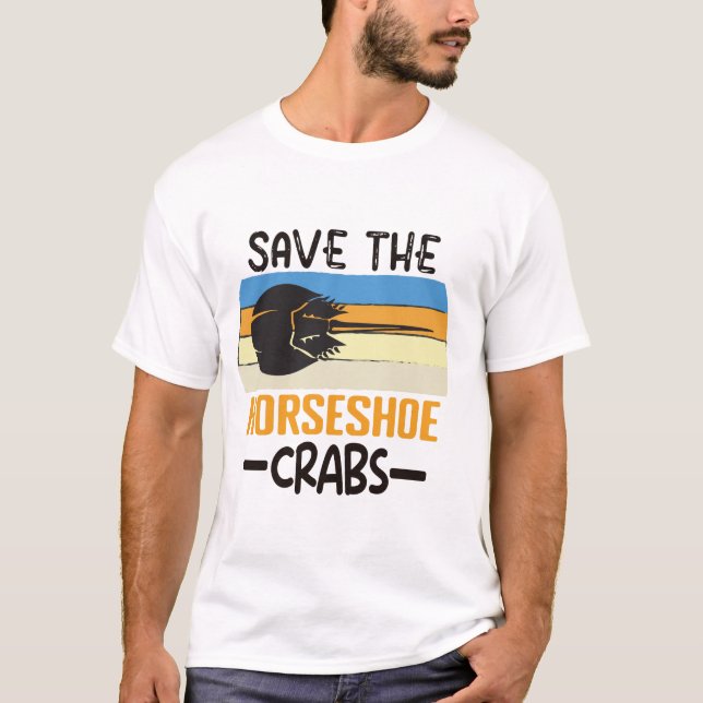 spara av hästkrabba t shirt (Framsida)