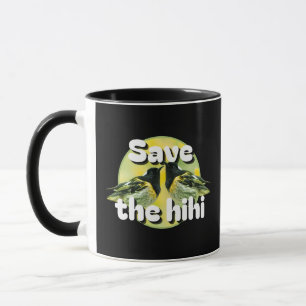 Spara av hihi-nz utrotningshotad hihi stitchbird m mugg