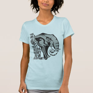 Spara av jakt på Elephants Ban Trophy T-shirt