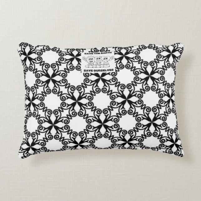 Spara av jorden Pillow/Poufs Prydnadskudde (Framsidan)