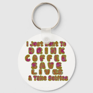 Spara av kaffebröd - och ta del av konsthandling nyckelring