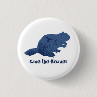 Spara av knappen Beaver Eco pin Knapp
