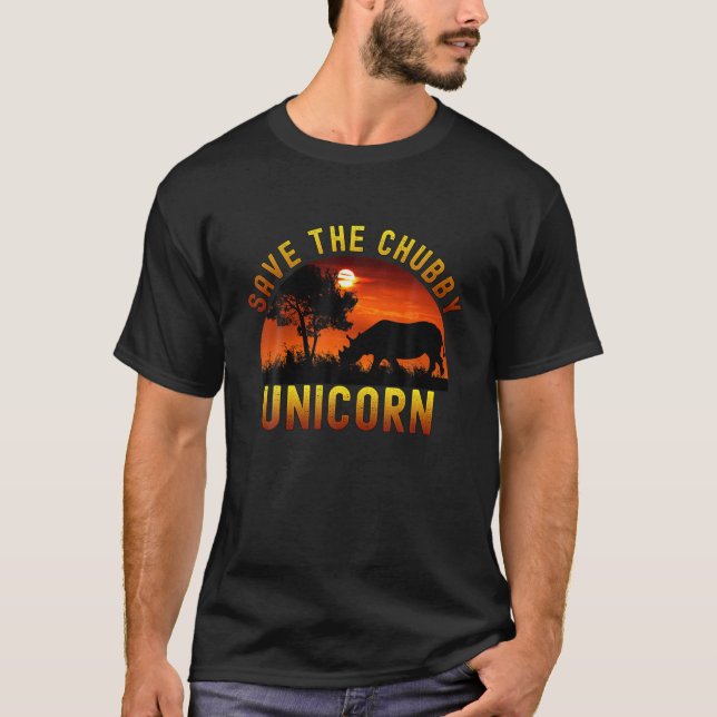 Spara av Knubbiget Unicor T Shirt (Framsida)