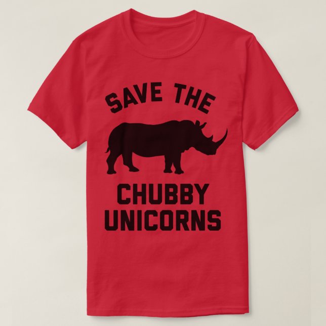 Spara av Knubbiget Unicorns T Shirt (Design framsida)