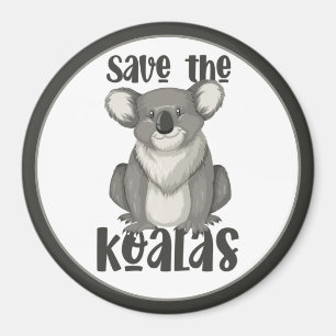 Spara av Koalas Magnet