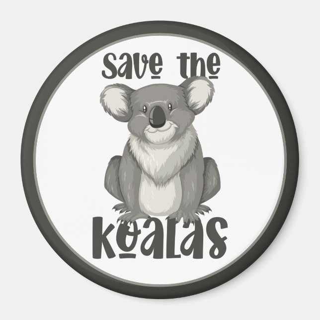 Spara av Koalas Magnet (Framsidan)