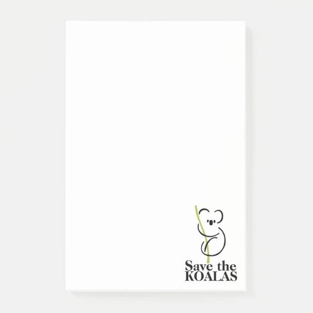 Spara av Koalas Post-it Block (Framsida)
