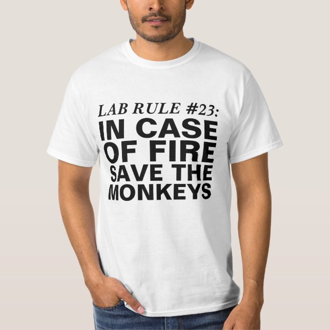 Spara av lab Monkey T-shirt (Framsida)