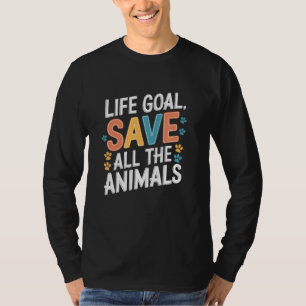 Spara av livsmål för alla djur, anta djurförsök t shirt